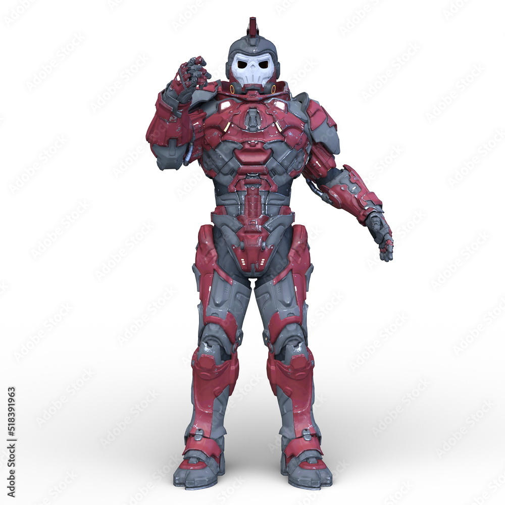 骸骨面のロボット 骸骨面のロボット