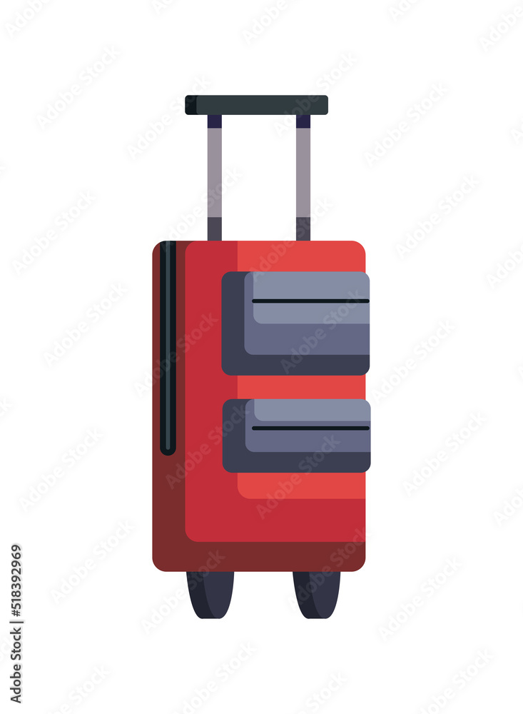 flat red trolley case flat red trolley case