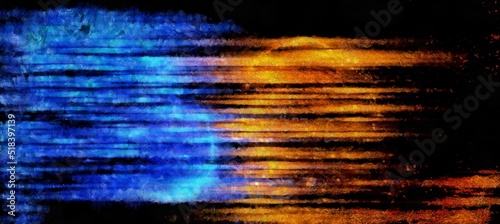 Abstract flowing digital fluid patterns in a painterly style - watercolor bright acrylic paint and ink styled cosmic space and bright abstract conceptual digital painting render