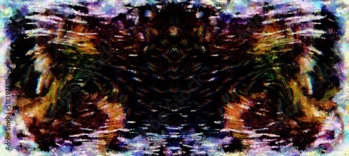 Abstract flowing digital fluid patterns in a painterly style - watercolor bright acrylic paint and ink styled cosmic space and bright abstract conceptual digital painting render