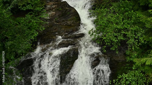 Rainbow Falls near Harrison Hot Springs in the Cascade Bay area, British Columbia, Canada