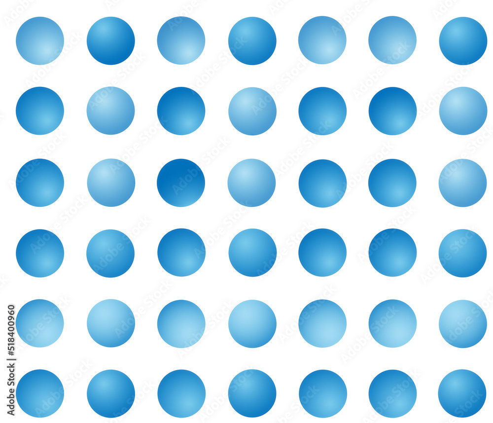 Pattern of blue balls Pattern of blue balls