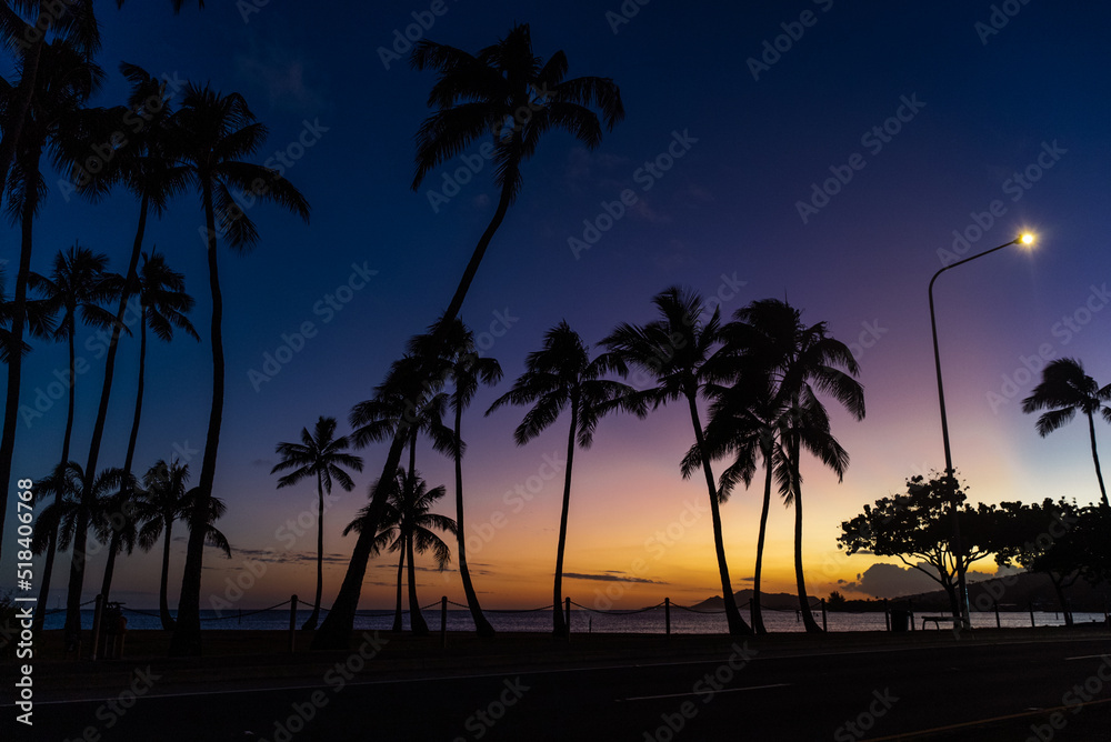 Blue hour by the beach Blue hour by the beach
