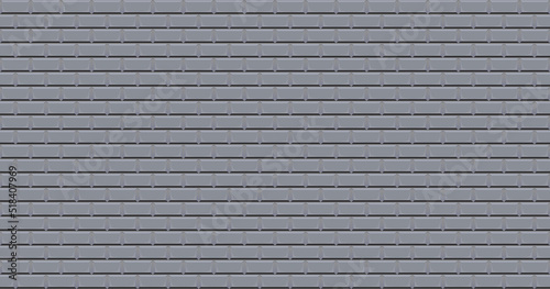 Subway tile seamless pattern gray color, metro background. Ceramics tile for kitchen, bathroom, outdoor architecture. Vector Illustration 10 eps