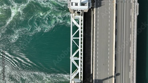 Storm Surge Barrier in Eastern Scheldt From a Bird's Eye View