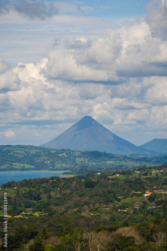 Vertical image of Arenal Volcano Vertical image of Arenal Volcano