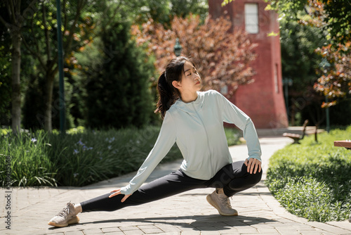 Woman exercise outdoors