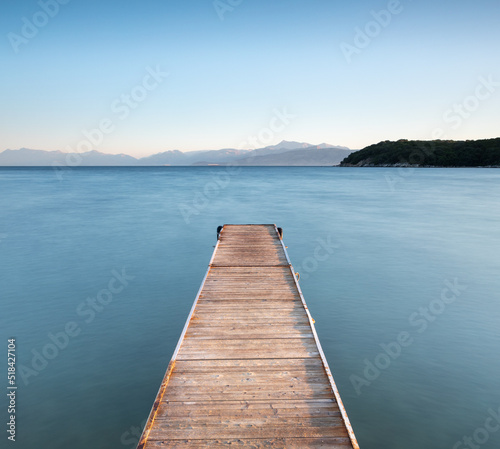 Wallpaper Mural Wooden jetty Torontodigital.ca