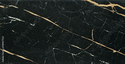 фотографія Gold Patterned natural of black marble (Gold Russia) texture background for prod