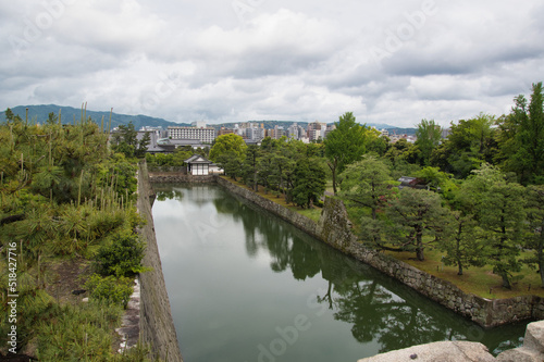 The moat encircled Nijō Castle.  Kyoto Japan  　　  © haseg77