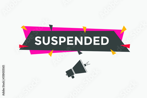 suspended Colorful web banner. vector illustration. suspended label sign template
