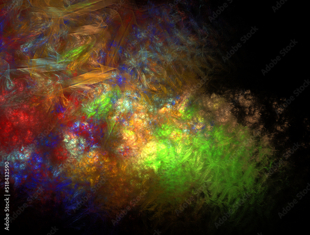 Fototapeta premium Imaginatory fractal abstract background Image