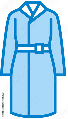 Parka Icon Blue Style