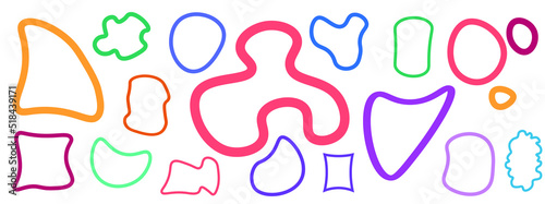 Funky Wobbly Frame Shapes