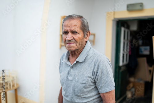 portrait of a senior craftsman