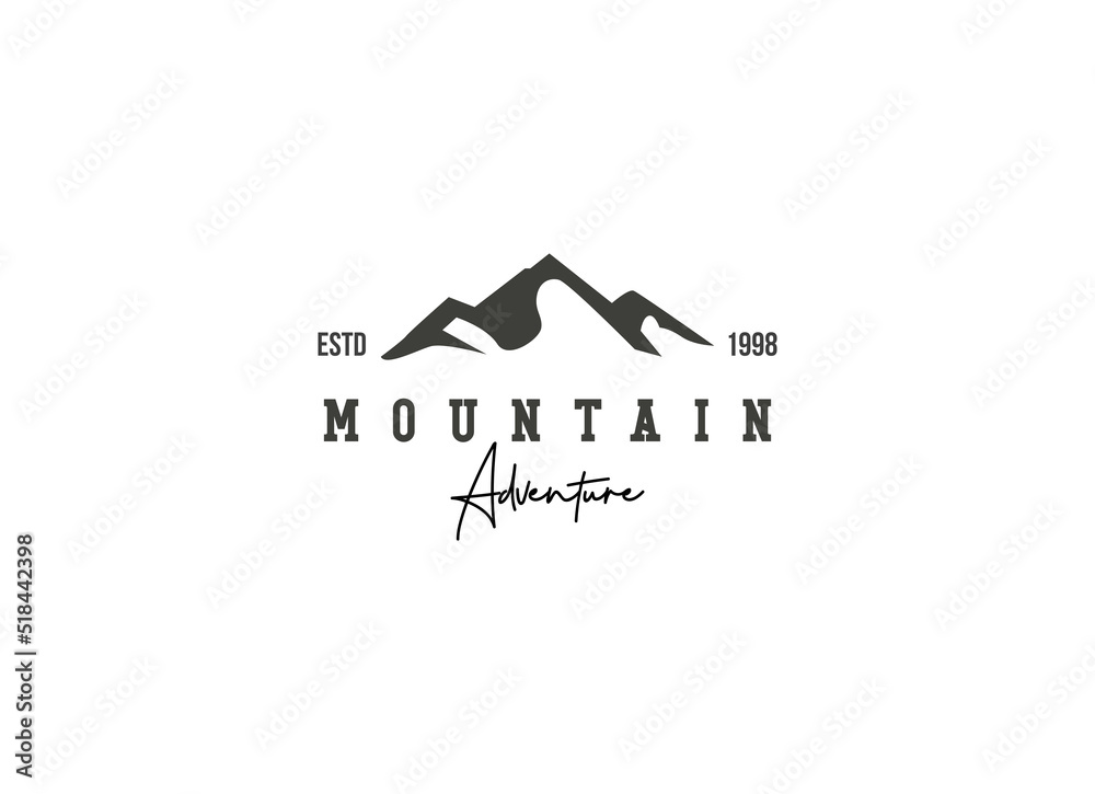 Ice Snow Rocky Mountain, Creek River Mount Peak Hill Nature Landscape view logo design Ice Snow Rocky Mountain, Creek River Mount Peak Hill Nature Landscape view logo design
