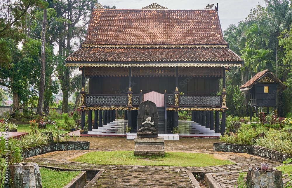 Jambi Traditional house. culture and architecture from indonesia Jambi Traditional house. culture and architecture from indonesia