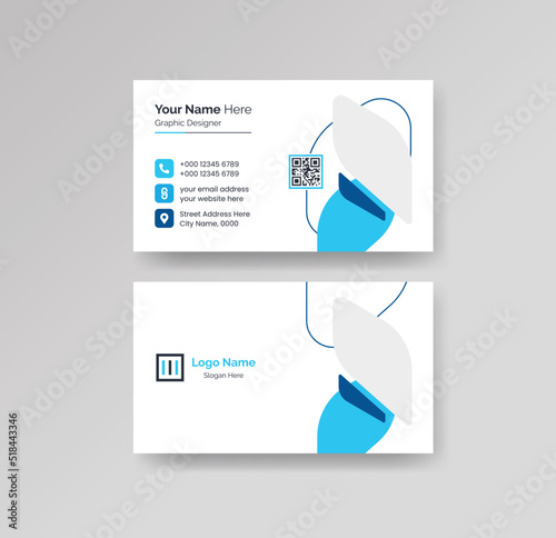 Modern Creative Clean Business Card Design Template Vector