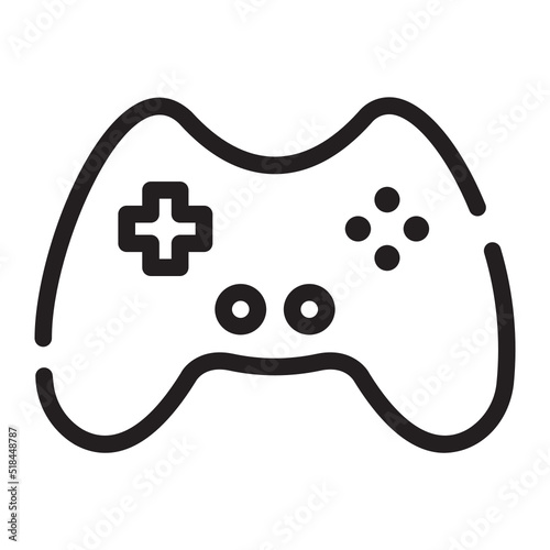 gamepad line icon photo