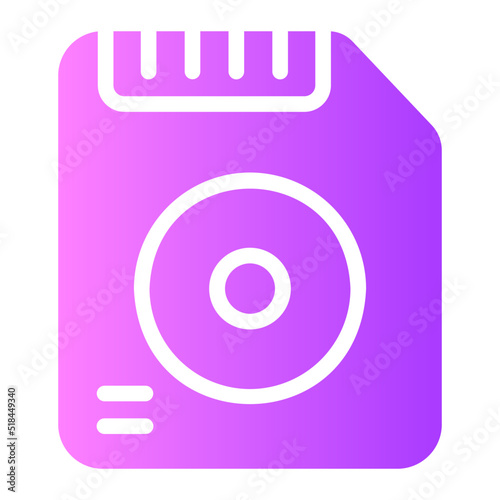floppy disk gradient icon