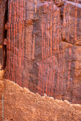 Marble rock textures, Coppin's Gap photo