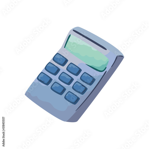 flat calculator design