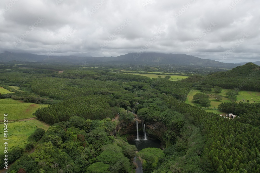 Obraz premium Dji Air 2s Hawaii Kauai Island