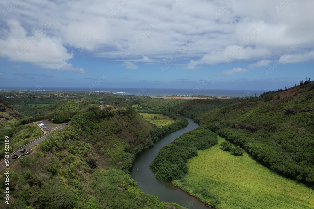 Fototapeta premium Dji Air 2s Hawaii Kauai Island
