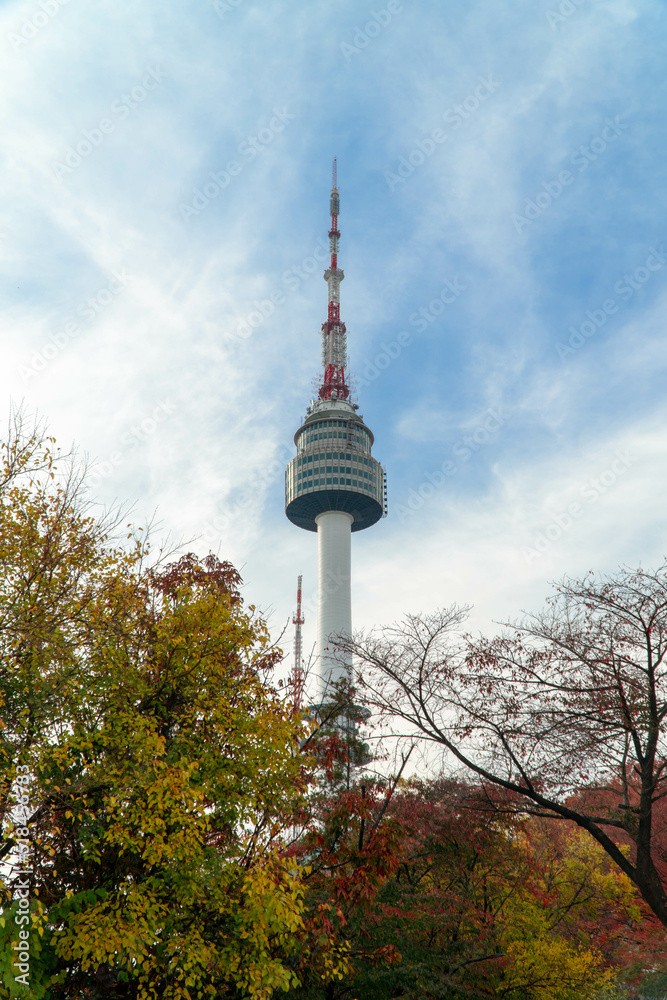 Fototapeta premium Namsan tower Seoul, South Korea