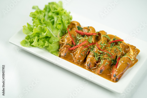 Stir Fried Shrimp with Thai Curry
