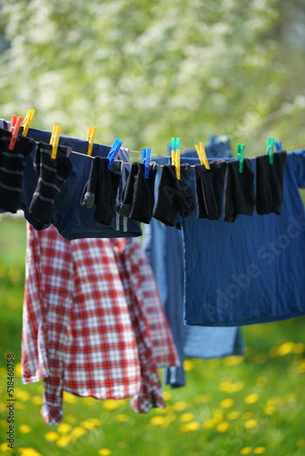 Drying Laundry Outside photo