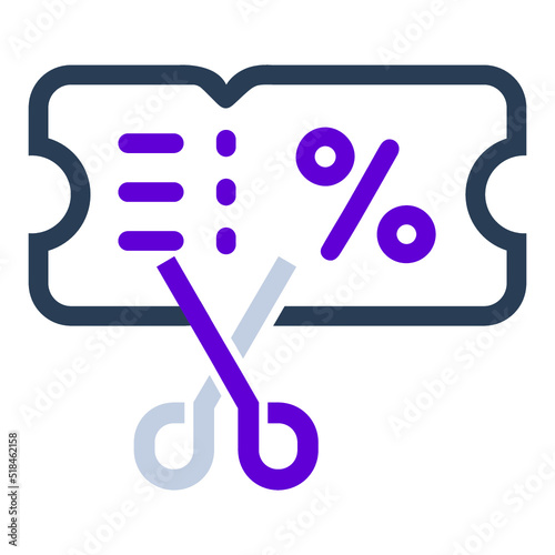 Coupon, code, discount icon