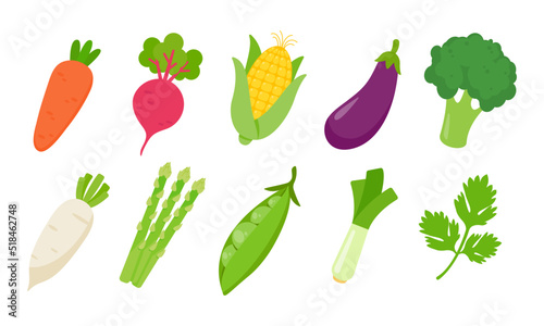 Assorted colorful vegetables Extinguishers for cooking in the kitchen