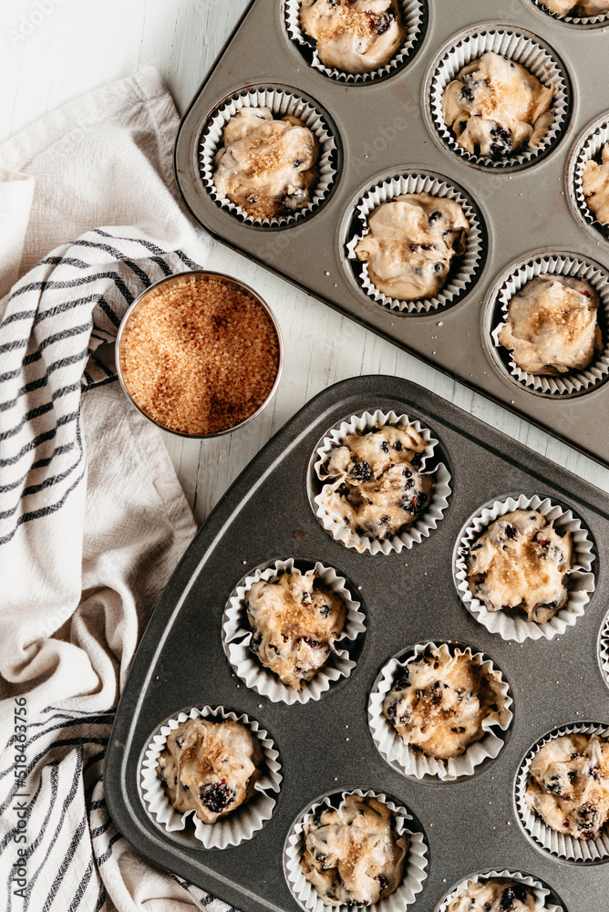 Blackberry muffins Blackberry muffins