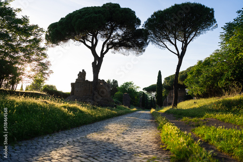 The ancient Appian Way in Rome