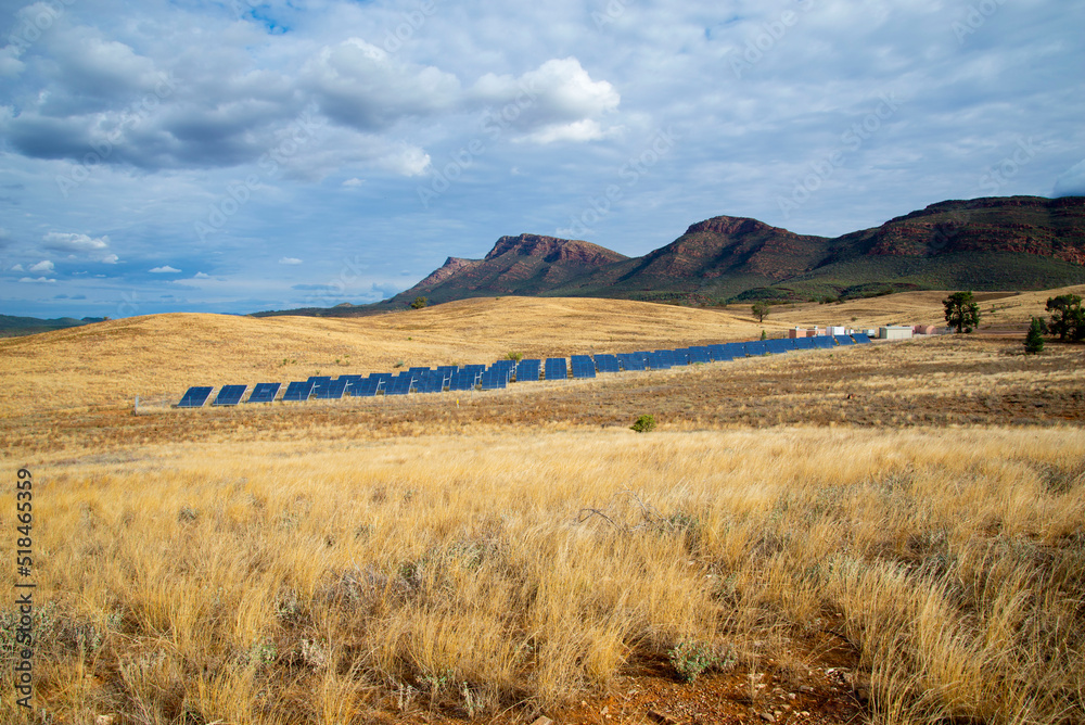 Fototapeta premium Solar Power Station in the Outback