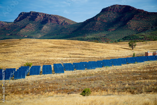 Solar Power Station in the Outback photo