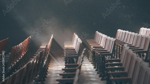 The abandoned old theatre