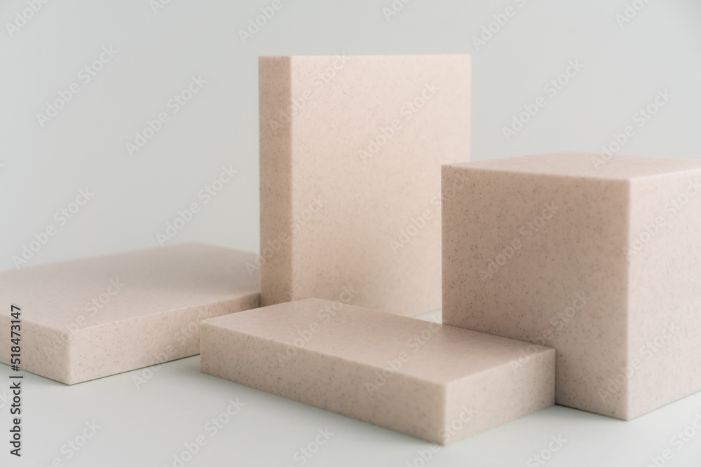 Studio Shot Of A Group Of 3D Objects Studio Shot Of A Group Of 3D Objects