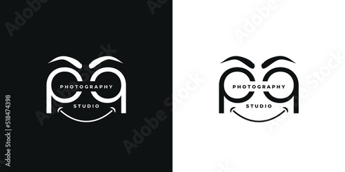 Photography Studio Logo Icon Design Vector