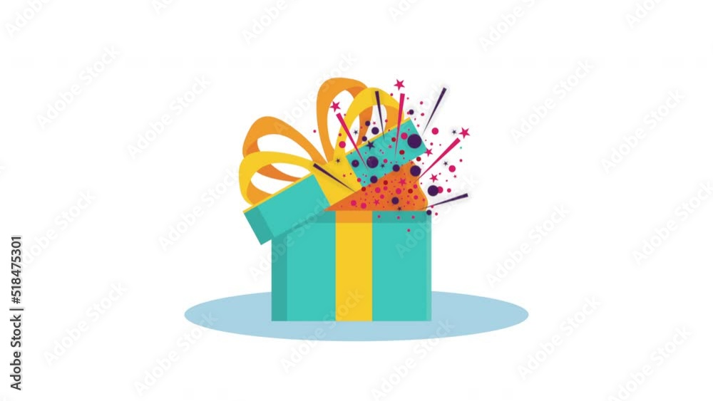gift box present animation