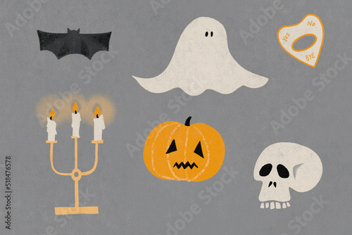 Halloween design element background photo