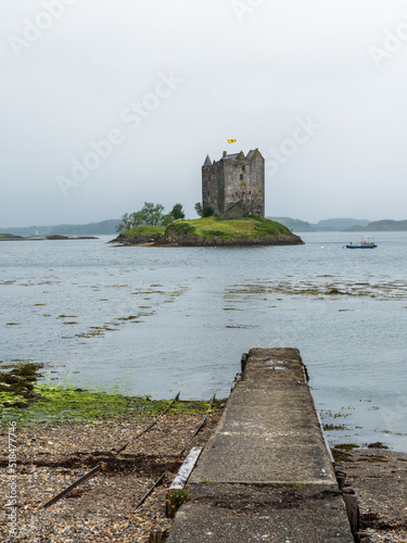 Castle Stalker on Loch Laich photo