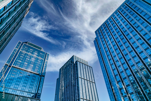 modern office building in the sky