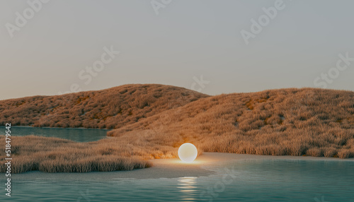 Digital landscape photo