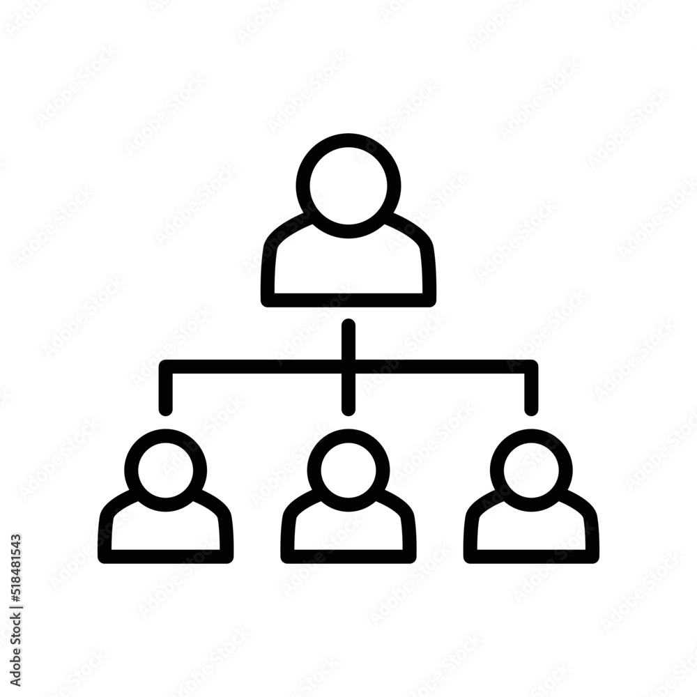 Leader manager icon vector graphic illustration Leader manager icon vector graphic illustration