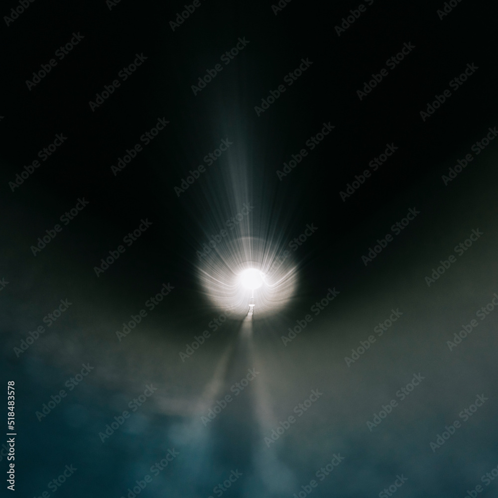 © Rialto Images/Stocksy - A bright light shining through small hole of industrial pipe, close up © Rialto Images/Stocksy - A bright light shining through small hole of industrial pipe, close up