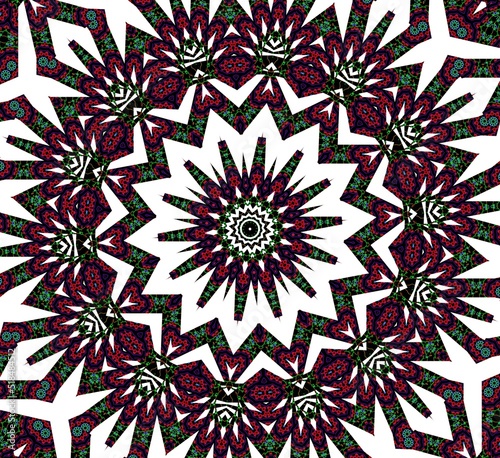 Mandala graphical pattern design.