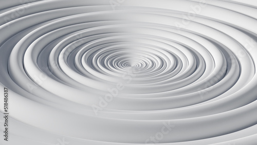 Abstract template of white circular waves