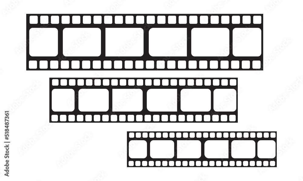 vector film strip, negative filmstrip, for media cinema movie video camera vector illustration vector film strip, negative filmstrip, for media cinema movie video camera vector illustration